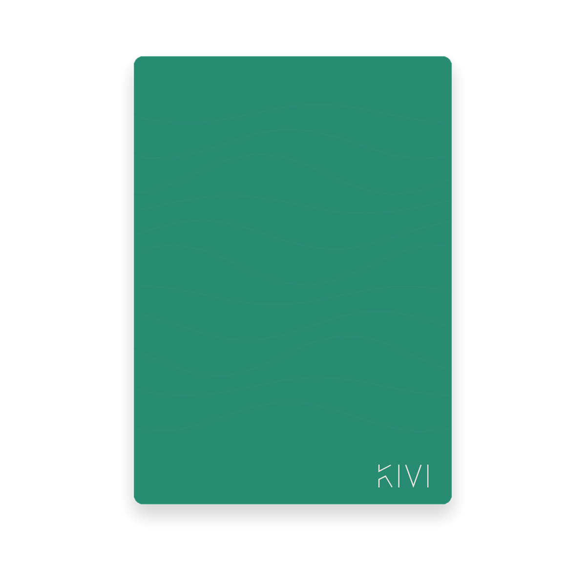 KIVI steenpapier notitieboek B6 in Verdigris groen