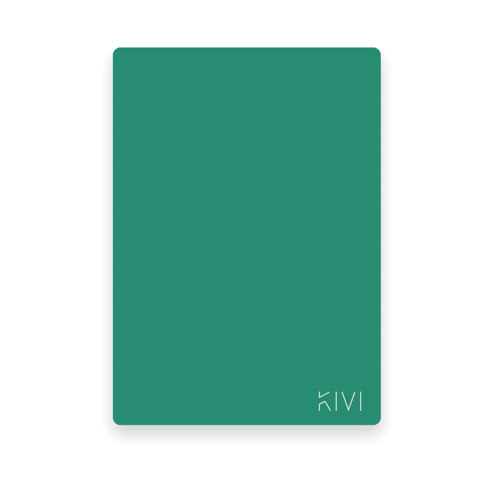 KIVI steenpapier notitieboek B6 in Verdigris groen